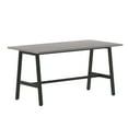 thumbnail image 1 of Flash Furniture 60" x 30" Double Sided Laminate Rectangular Conference Room Table, Gray Oak, 1 of 12