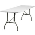 thumbnail image 1 of Flash Furniture Kathryn 8-Foot Granite White Plastic Folding Table, 1 of 12