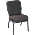 thumbnail image 1 of Flash Furniture Advantage Signature Elite Fabric Church Chair in Walnut, 1 of 3