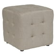 thumbnail image 1 of Flash Furniture Avendale Tufted Upholstered Ottoman Pouf in Beige Fabric, 1 of 2