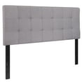 thumbnail image 1 of Flash Furniture Bedford Tufted Upholstered Full Size Headboard in Light Gray Fabric, 1 of 11