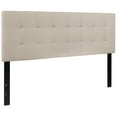thumbnail image 1 of Flash Furniture Bedford Tufted Upholstered Queen Size Headboard in Beige Fabric, 1 of 11