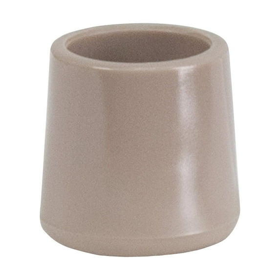 Flash Furniture Beige Replacement Foot Cap for Beige and Brown Plastic Folding Chairs