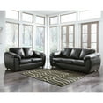 thumbnail image 1 of Flash Furniture Benchcraft Fezzman Living Room Set in Black Leather, 1 of 3