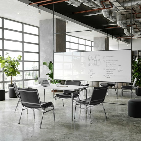 Flash Furniture Big & Tall 1000 lb. Rated Vinyl Stack Chair