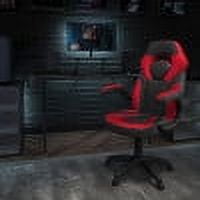 Flash Furniture Black Gaming Desk and Red/Black Racing Chair Set with ...