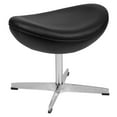 thumbnail image 1 of Flash Furniture Black LeatherSoft Saddle Wing Ottoman, 1 of 10