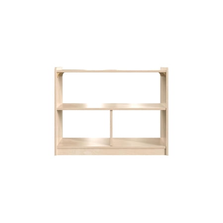 Flash Furniture Bright Beginnings 3-Section Modular Storage Unit 24.5"H x 31.5"W x 11.75"D Brown
