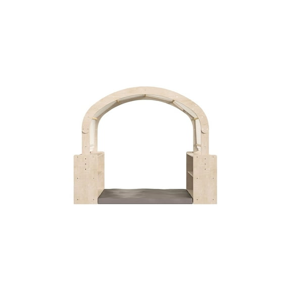 Flash Furniture Bright Beginnings Kids Reading Nook with Canopy Brown (MK-KE18007-GG)