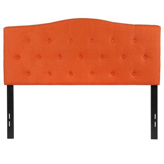 Flash Furniture Cambridge Tufted Upholstered Headboard, Full, Orange