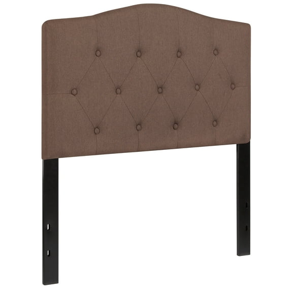 Flash Furniture Cambridge Tufted Upholstered Twin Size Headboard in Camel Fabric
