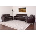 thumbnail image 1 of Flash Furniture Candler Park 3 Piece Upholstered Set in Brown LeatherSoft, 1 of 3