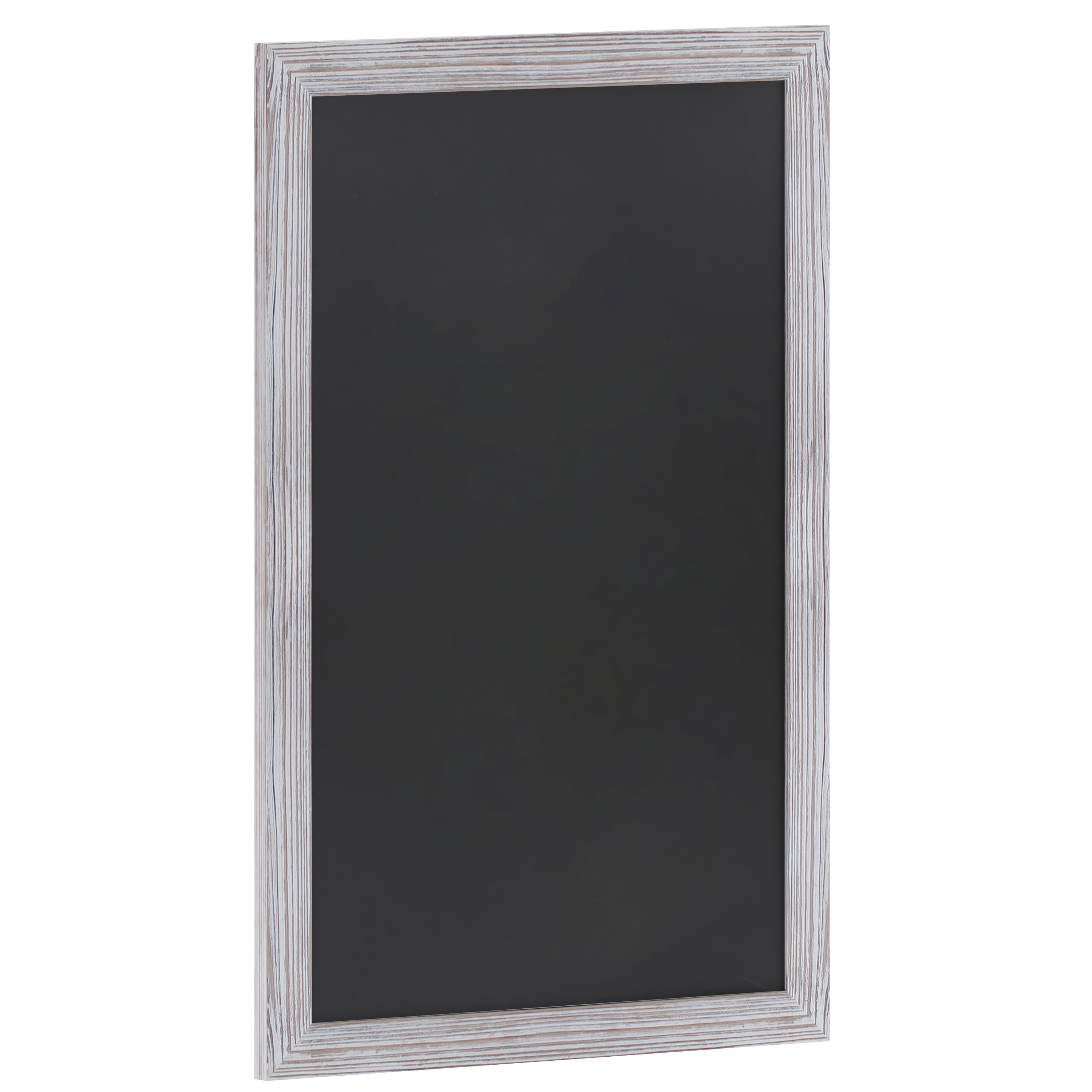 Whitewashed Pine Wood Magnetic Chalkboard Sign 36" x 24"