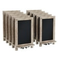 thumbnail image 1 of Flash Furniture Canterbury 9.5" x 14" Weathered Tabletop Magnetic Chalkboards with Metal Scrolled Legs, Hanging Wall Chalkboards, Countertop Memo Boards, Set of 10, 1 of 13