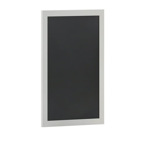 Alamont Home - Canterbury 24"W x 0.75"D x 36"H Magnetic Wall Mounted Chalkboard - Solid White