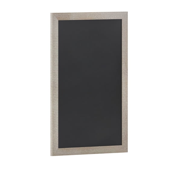 Flash Furniture Canterbury Collection 24" x 36" Weathered Brown Rustic Magnetic Wall Mounted Chalkboard