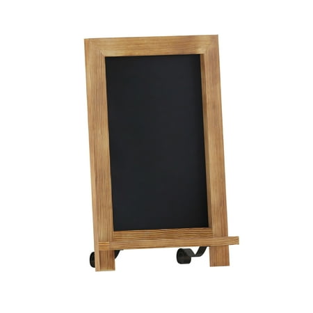 Alamont Home - Canterbury 9.5"W x 1.88"D x 14"H Magnetic Tabletop Chalkboard - Torched Brown