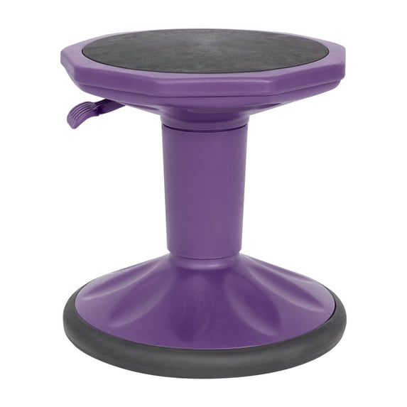 Flash Furniture Carter Adjustable Kids Wobble Stool, Purple