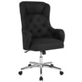 thumbnail image 1 of Flash Furniture Chambord Home and Office Upholstered High Back Chair in Black Fabric, 1 of 12