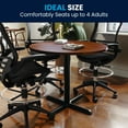 thumbnail image 1 of Flash Furniture Chapman 36" Round Multipurpose Office Conference Table, Cherry, 1 of 15