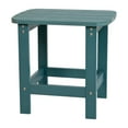 thumbnail image 1 of Flash Furniture Charlestown All-Weather Poly Resin Wood Adirondack Side Table in Sea Foam, 1 of 9