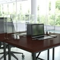 thumbnail image 1 of Flash Furniture Clear Acrylic Desk Partition, 18"H x 47"L (Hardware Included), 1 of 9