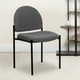 thumbnail image 1 of Flash Furniture Comfort Gray Fabric Stackable Steel Side Reception Chair, 1 of 12