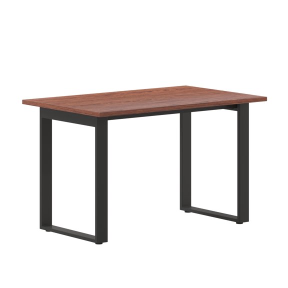 Flash Furniture Commercial 48"x30" Double Sided Laminate Conference Room Table, Walnut