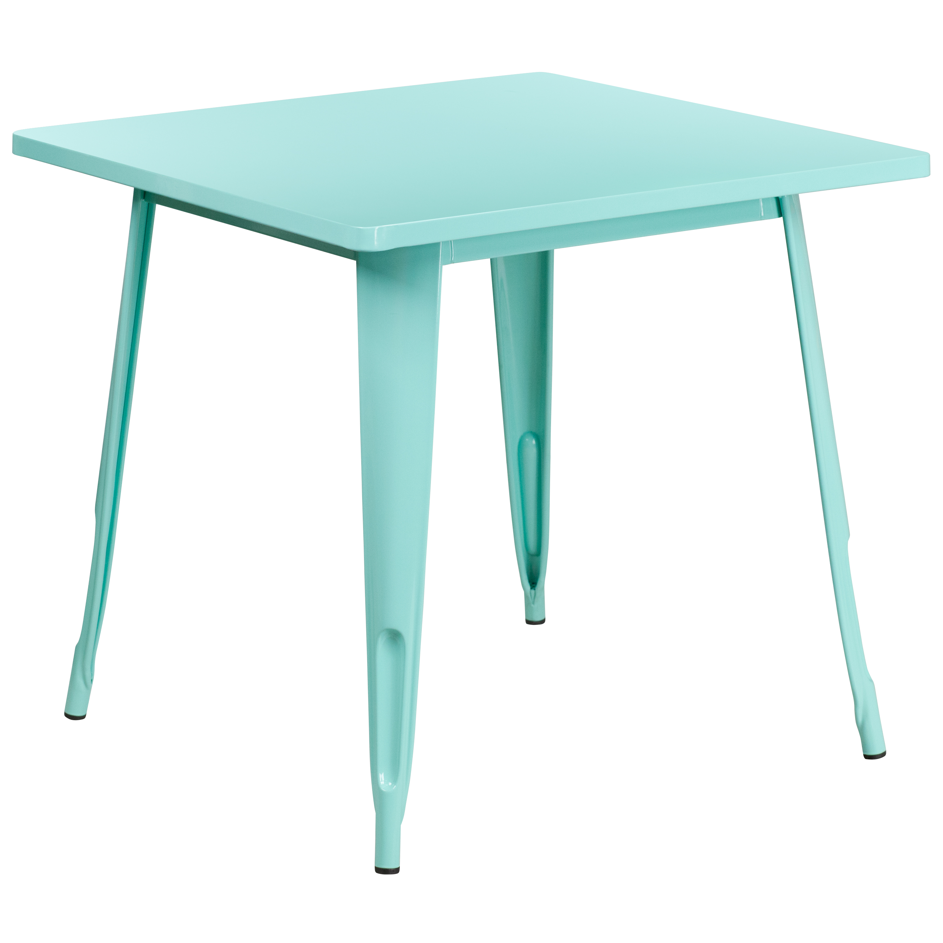 Flash Furniture Commercial Grade 31.5" Square Mint Green Metal Indoor-Outdoor Table - image 1 of 3