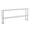 thumbnail image 1 of Flash Furniture Reese Commercial Grade Metal Kitchen Double Overshelf 72" x 12" (NHOSD1272), 1 of 10