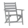 thumbnail image 1 of Flash Furniture Tolleson Commercial Grade Adirondack Dining Chair Gray (LEHMP203710GRY), 1 of 11