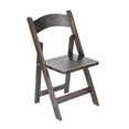 thumbnail image 1 of Flash Furniture Holden Solid Wood Commercial Grade Folding Dining Chair Early American (ZH80053EAW), 1 of 9