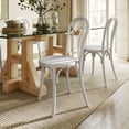thumbnail image 1 of Flash Furniture Commercial Grade White Wash Thonet Style Solid Wood Stackable Dining Chair, 1 of 12