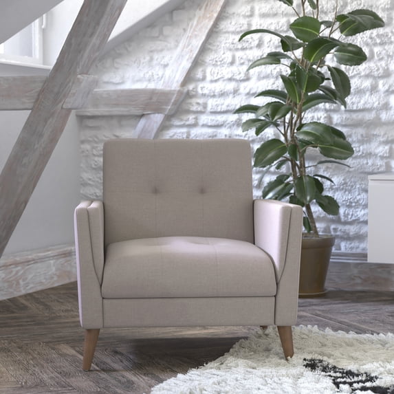 Flash Furniture Conrad Living Room Chair, Taupe Fabric