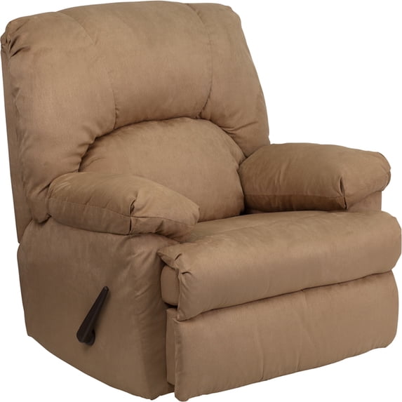 Flash Furniture Contemporary Montana Microfiber Suede Rocker Recliner, Multiple Colors