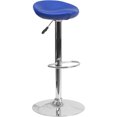 thumbnail image 1 of Flash Furniture Contemporary Vinyl Adjustable Height Barstool with Chrome Base, Multiple Colors, 1 of 2