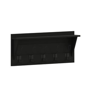 Flash Furniture Daly Wall Mounted 24 Inch Classic Brown Solid Pine Wood ...