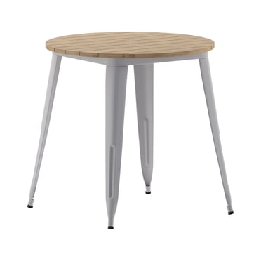Declan Commercial Grade Indoor/Outdoor Dining Table, 23.75
