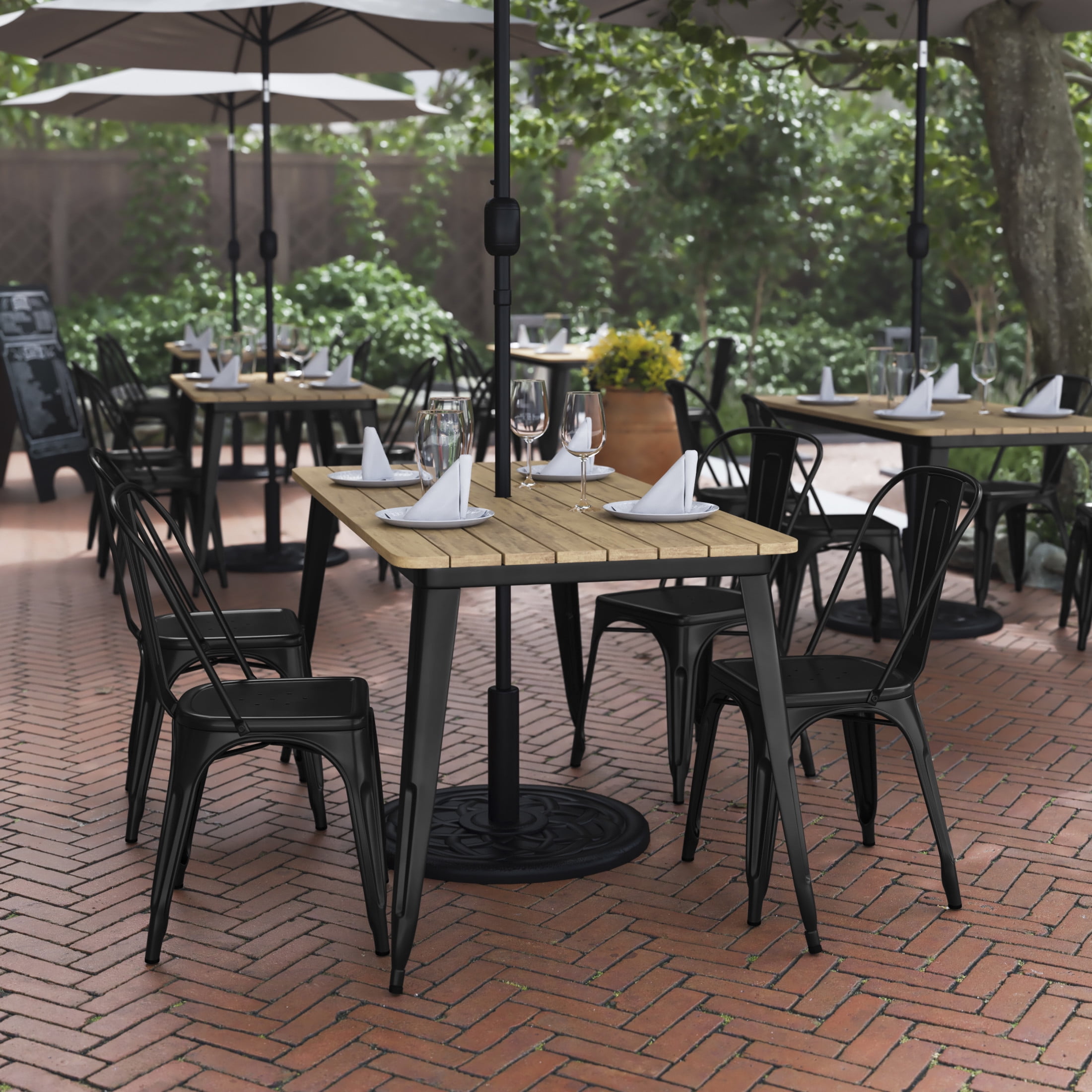 Belham living bella all weather resin patio dining table hotsell