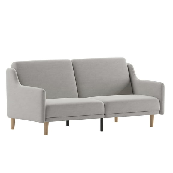 Flash Furniture Delphine Collection Living Room Sofa, Gray Fabric