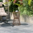 thumbnail image 1 of Flash Furniture Devon Outdoor Rattan Table, Black, 1 of 10