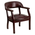 thumbnail image 1 of Flash Furniture Diamond Oxblood Vinyl Luxurious Conference Chair with Accent Nail Trim, 1 of 10