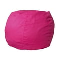 thumbnail image 1 of Flash Furniture Dillon Small Solid Hot Pink Refillable Bean Bag Chair for Kids and Teens, 1 of 12