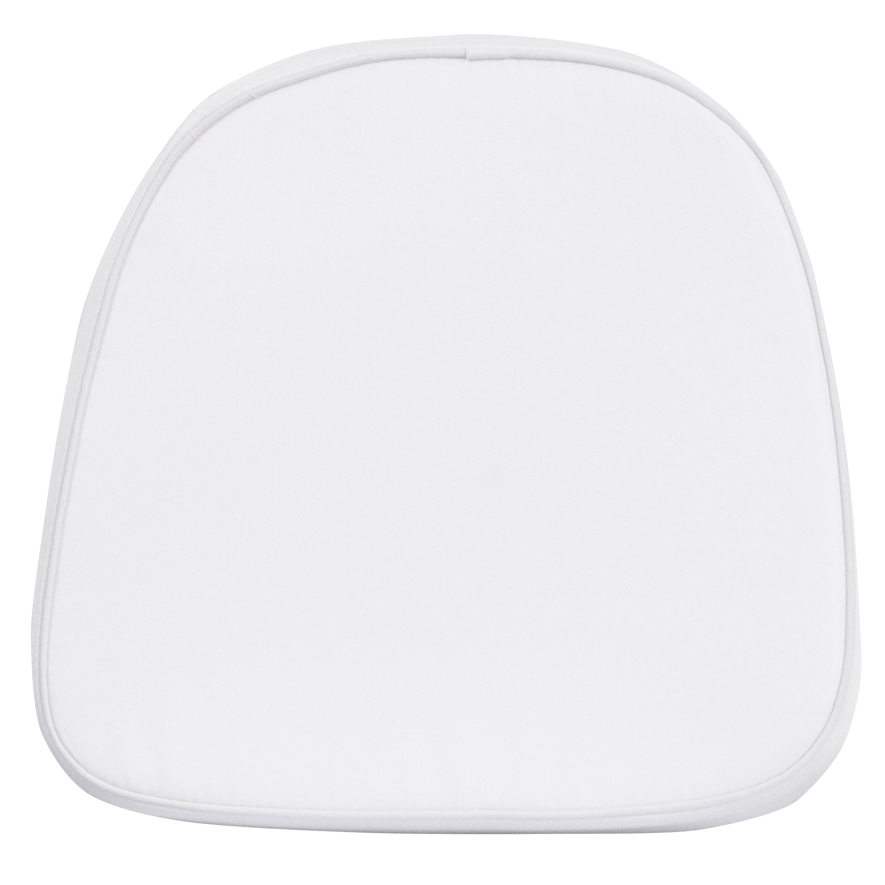 Soft White Fabric Cushion for Kids' Chiavari Chair - 11.5"