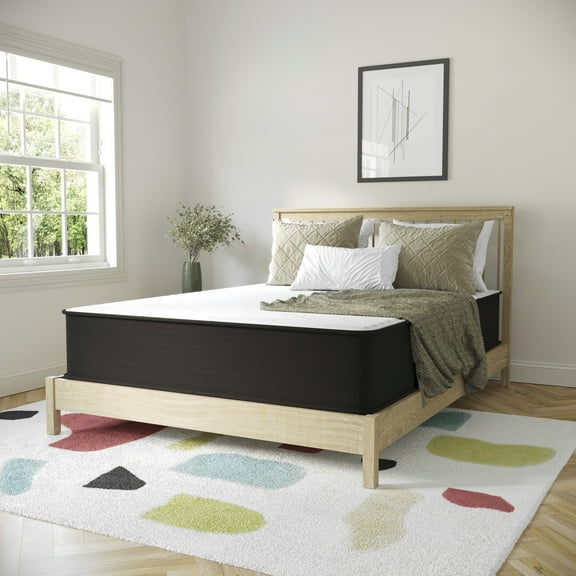 Flash Furniture Dream 12" Premium Foam and Pocket Spring Hybrid Mattress, Queen