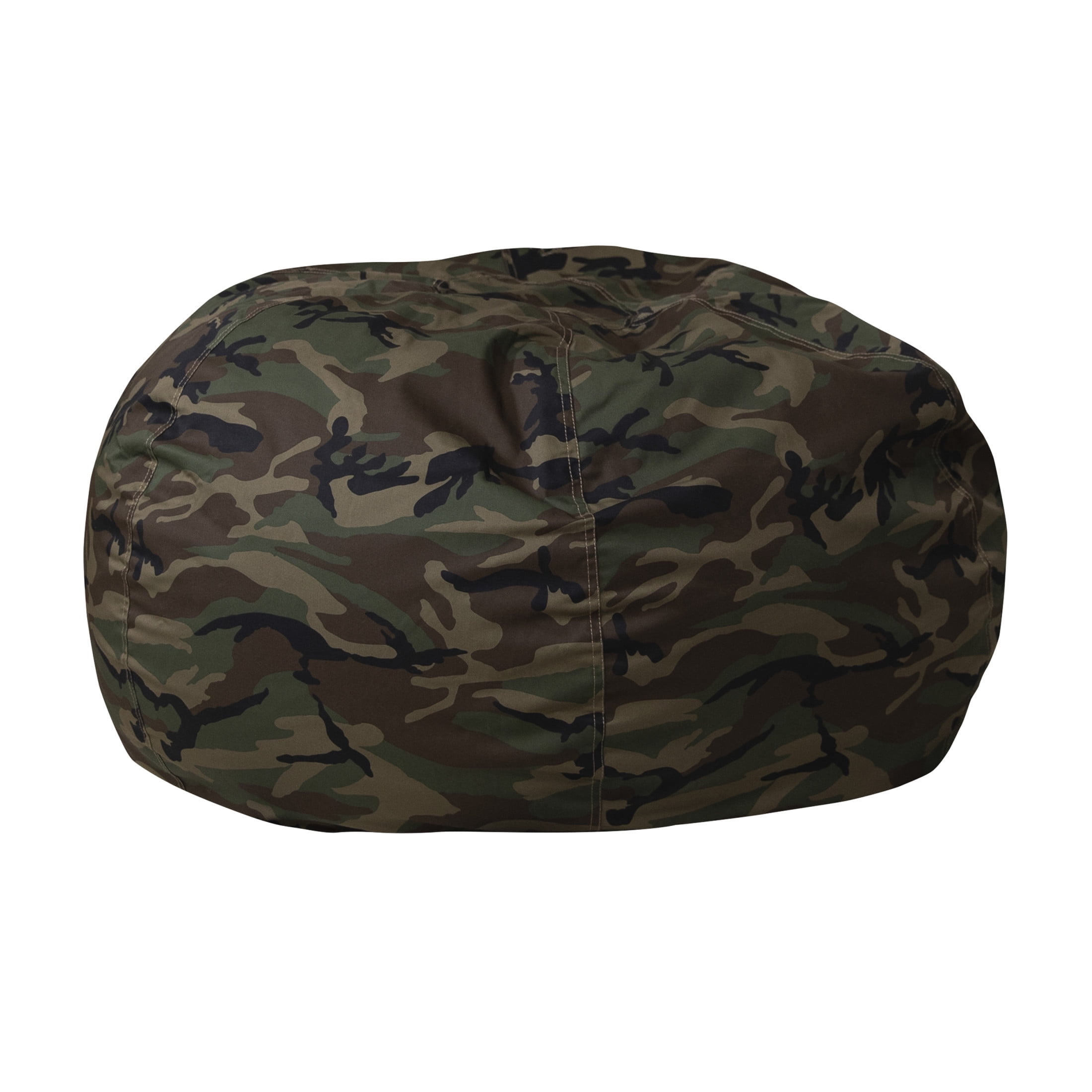 Flash Furniture Duncan Oversized Camouflage Refillable Bean Bag Chair for All Ages
