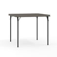 thumbnail image 1 of Flash Furniture Dunham 2.83' Square Plastic Folding Event Table with Carrying Handle, White, 1 of 15