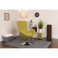 thumbnail image 1 of Flash Furniture Egg Series Green Fabric Side Reception Chair, 1 of 12