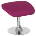 thumbnail image 1 of Flash Furniture Egg Series Magenta Fabric Ottoman, 1 of 4