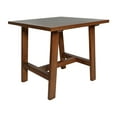 thumbnail image 1 of Flash Furniture Eli 21.75" x 21.75" Trestle Style Farmhouse End Table Walnut (LFS4005WAL), 1 of 2